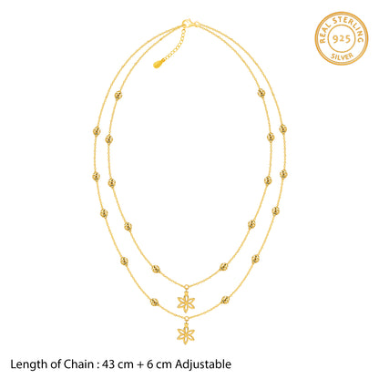 Golden Piece of Me Layered Necklace