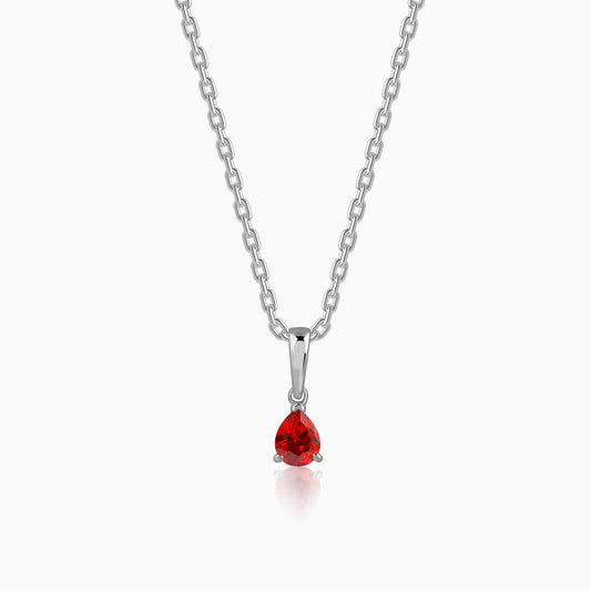 Silver Siddhidatri Pendant With Link Chain