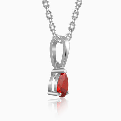 Silver Siddhidatri Pendant With Link Chain