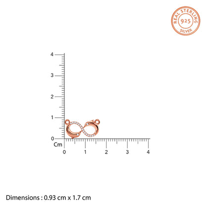 Rose Gold Infinity Necklace