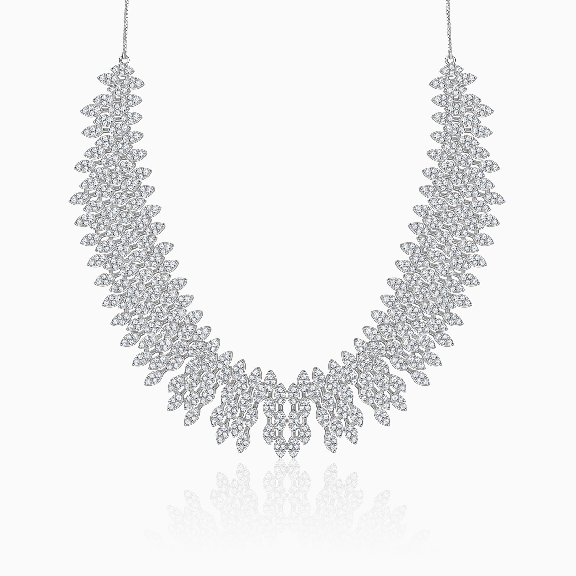 Silver Bikaner Crest Necklace