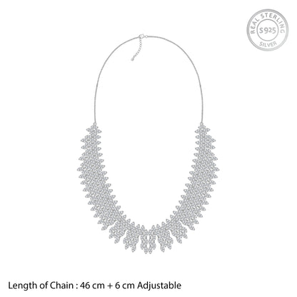 Silver Bikaner Crest Necklace