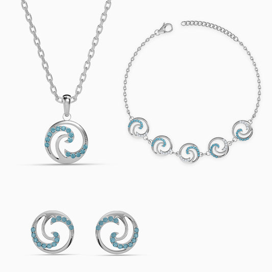 Silver Amphitrite Set of 3