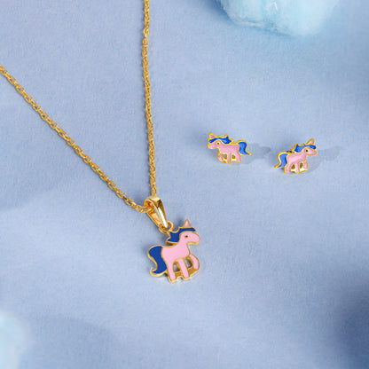 Golden Pie Unicorn Set For Kids
