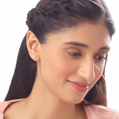 Silver Bluma Ear Piercings