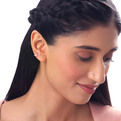 Rose Gold Looney Ear Piercings