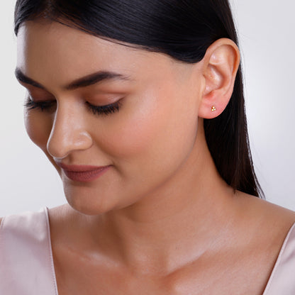 Golden Trielle Ear Piercings