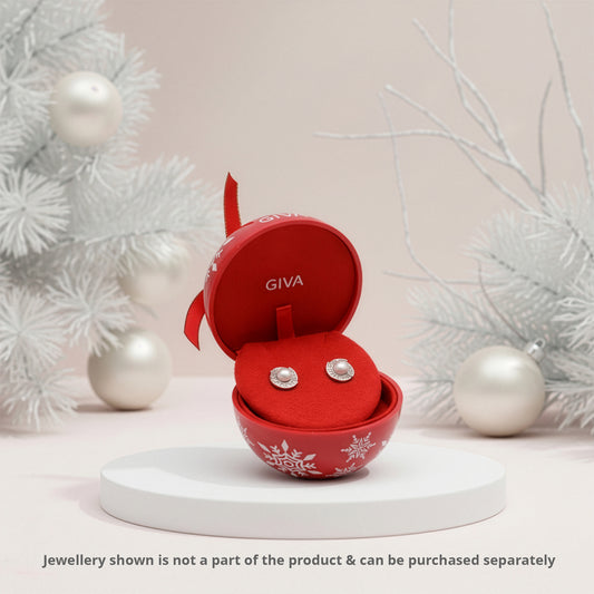 Red Bauble Gift Box for Pendant/Earrings (box only)