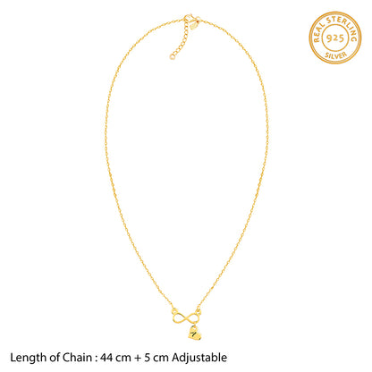 Golden Personalised Endless Echo Necklace