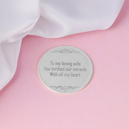 Silver Personalised Always You Coin - 50g