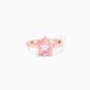 Rose Gold Radiating Star Ring