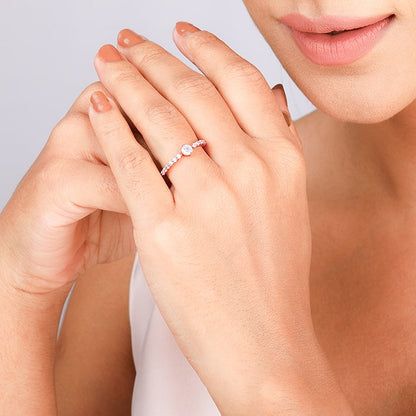 Rose Gold Aura Ring
