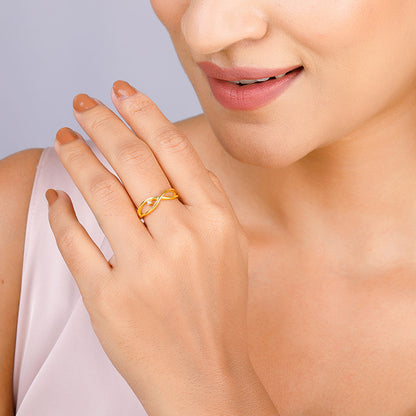 Golden Infinity Bliss Ring