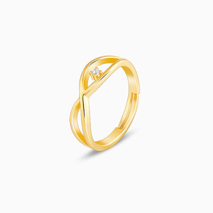 Golden Infinity Bliss Ring