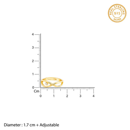 Golden Infinity Bliss Ring