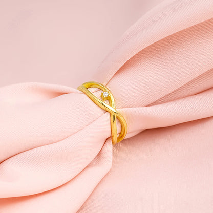 Golden Infinity Bliss Ring