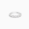Silver Zircon Melange Ring