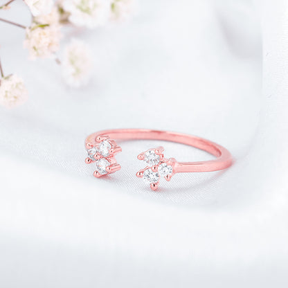 Rose Gold Brahma Kamal Ring