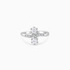 Silver Hollyhock Ring