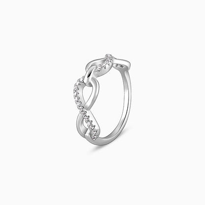 Silver Twinfinity Ring