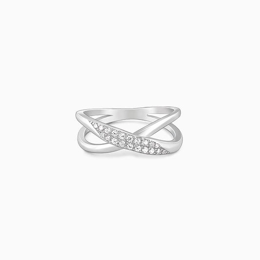 Kriti Sanon Silver Merging Orbits Ring