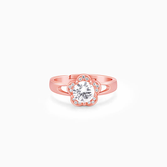 Rose Gold Buttercups Floral Ring