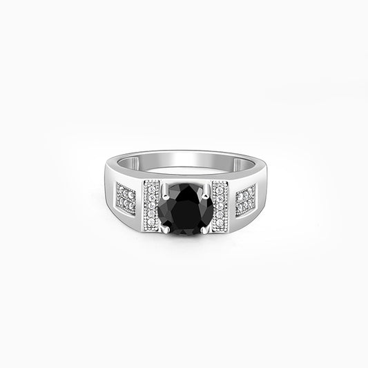 Silver Gentle Harmony Ring For Him -  silver ring for men
