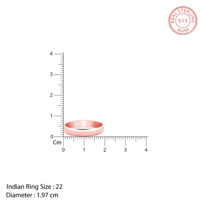 Rose Gold Classic Ring For Him