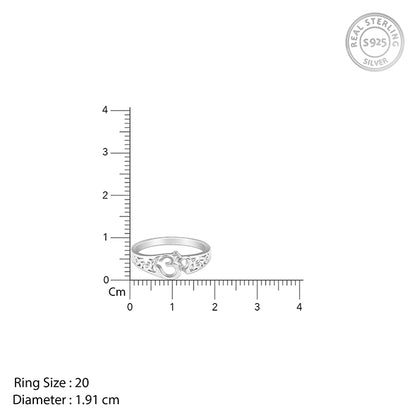 Silver Om Aura Ring For Him