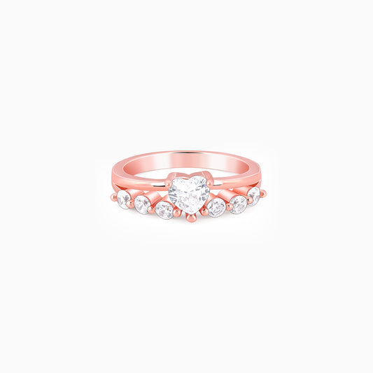 Rose Gold Unstoppable Love Ring