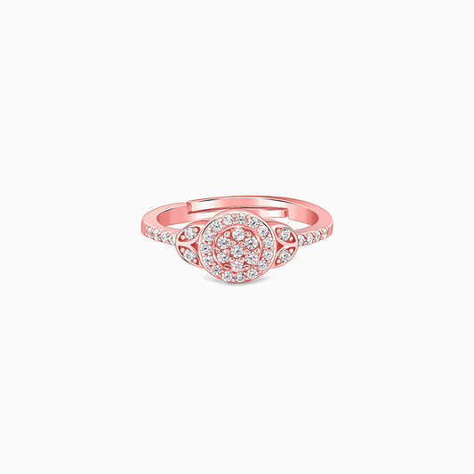 Rose Gold Sparkle-filled Ring