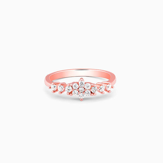 Rose Gold Oleander Floral Ring