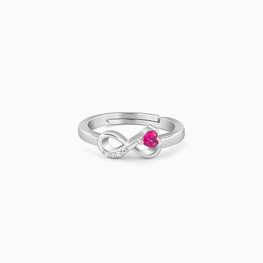 Silver Loving Eternity Ring