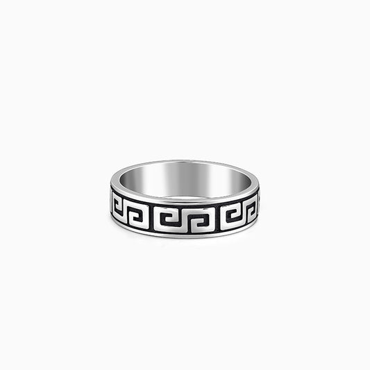 Oxidised Silver Ultimate Drip Ring For Him