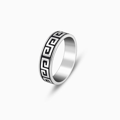 Oxidised Silver Ultimate Drip Ring For Him