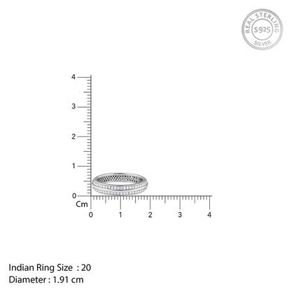 Silver Bold Fate Ring For Him