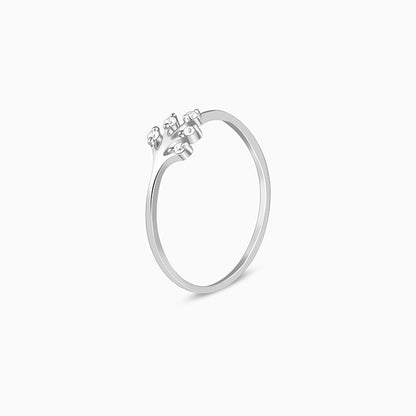 Silver Leaflet Ring