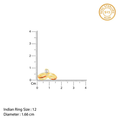 Golden Mahadevi Ring