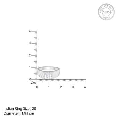 Silver Steezy Ring For Him