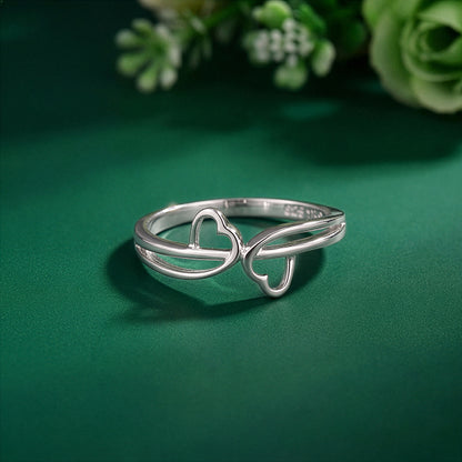 Silver Forever Knot Ring