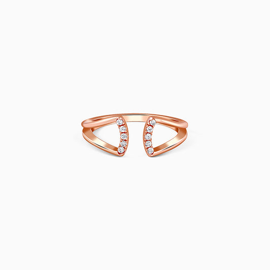 Rose Gold Regal Apex Ring