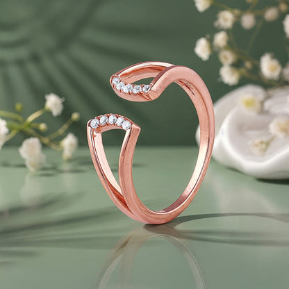 Rose Gold Regal Apex Ring