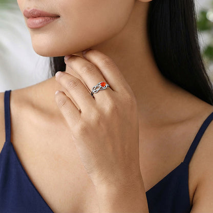 Silver Silent Vows Ring