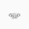 Silver Zircon Studded Ring