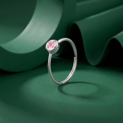 Silver Lustre Hue Ring
