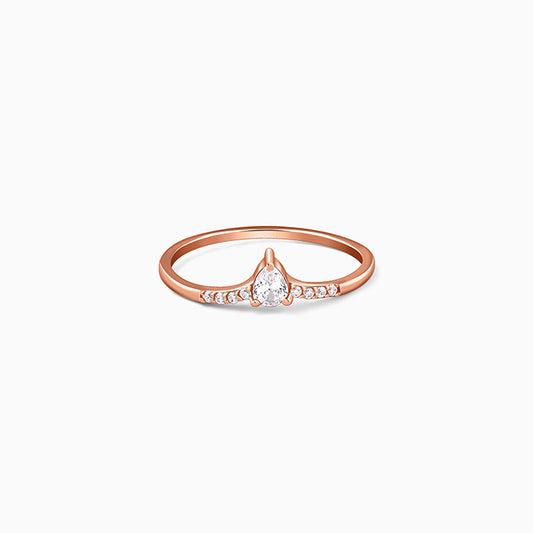 Rose Gold Celeste Oval Ring