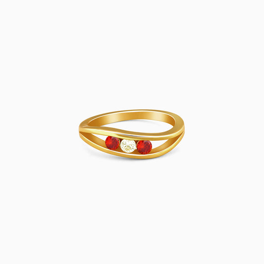 Golden Shailaputri Ring