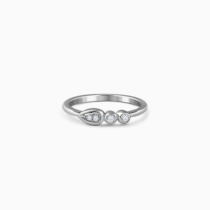 Silver Prism Radiance Ring (Size 12)