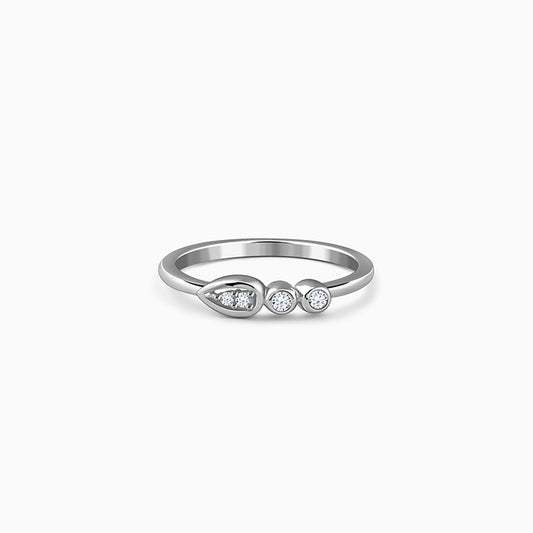 Silver Prism Radiance Ring (Size 12)