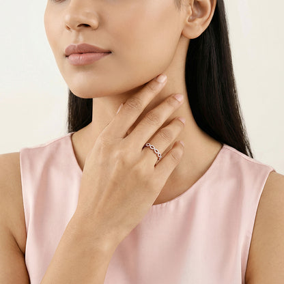 Kriti Sanon Rose Gold Heart of Blush Ring